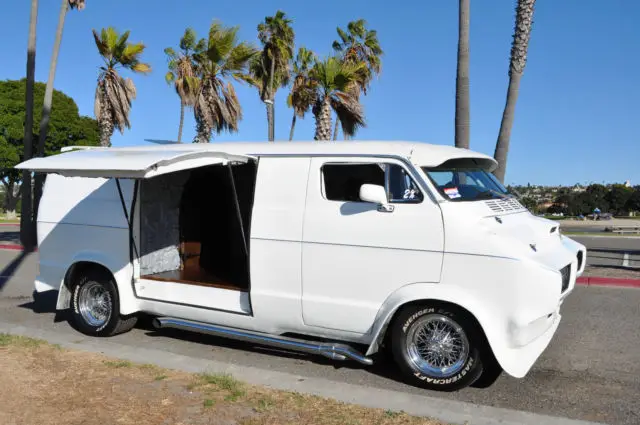 1976 dodge van custom van hot rod chopped