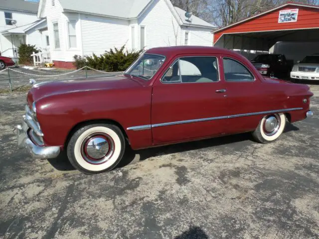 1949 ford custom coupe with title no reserve