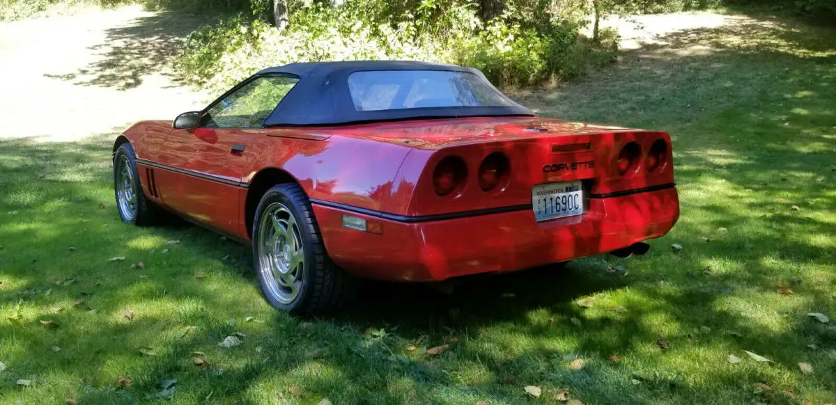 1990 chevrolet corvette convertible 6spd manual, 1 owner!!! - no reserve!!