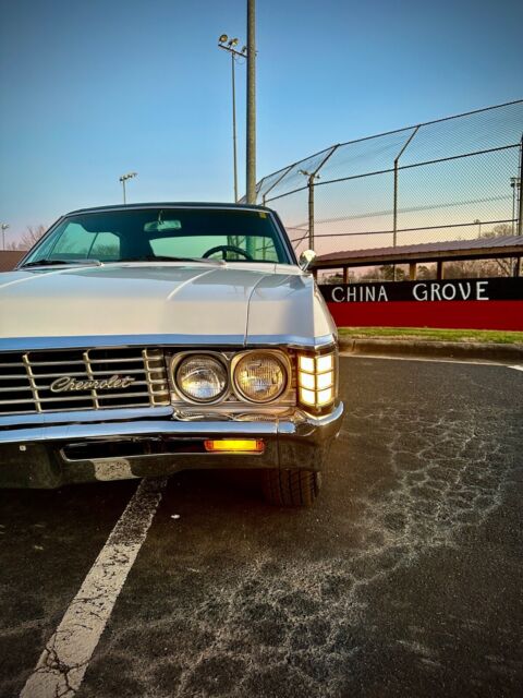 1967 chevrolet caprice sedan white rwd automatic 4 door hard top