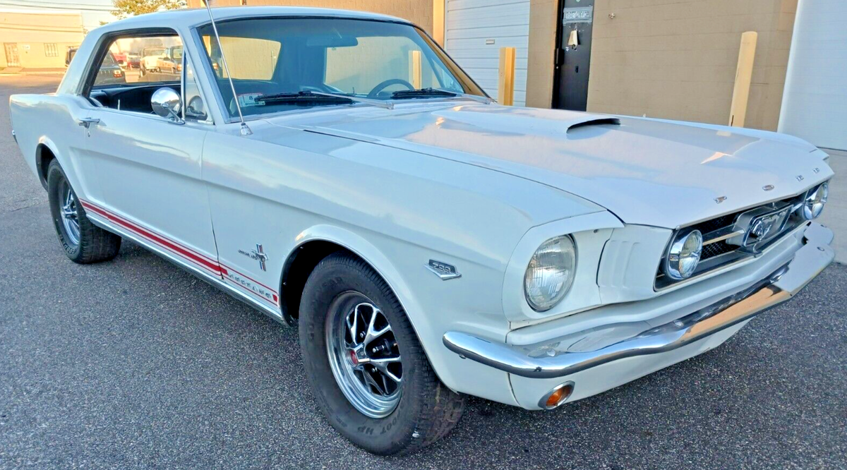 1965 mustang a-code 289 4v coupe gt options 76k miles turn-key muscle nice!!!