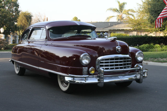 1949 nash ambassador six rare 2 door brougham theater rear seating
