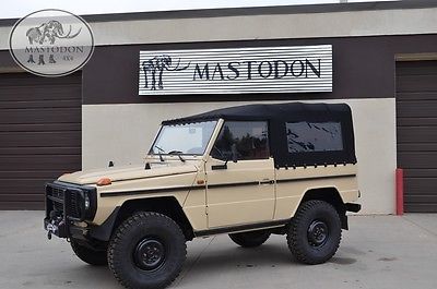 1989 tan g-class g-wagon g-series 240gd wagon restoration d-90 defender