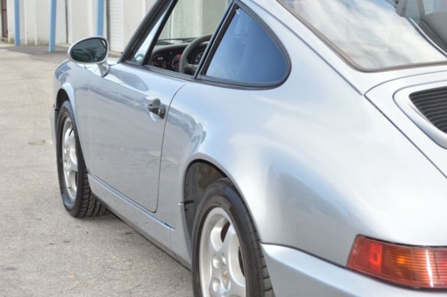 991 coupe / polar silver - only 78,000 miles - all stock