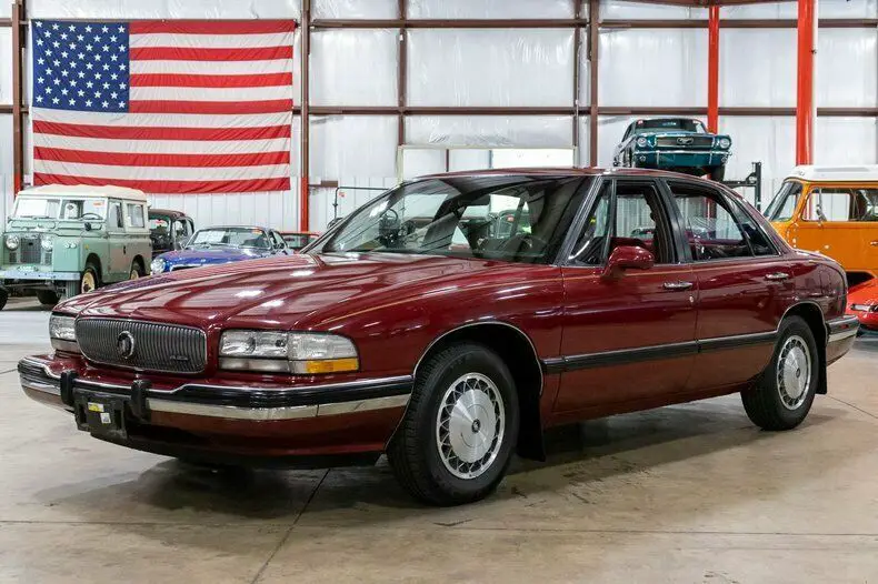 1992 buick lesabre 75418 miles burgundy sedan 3.8l v8 4-speed automatic