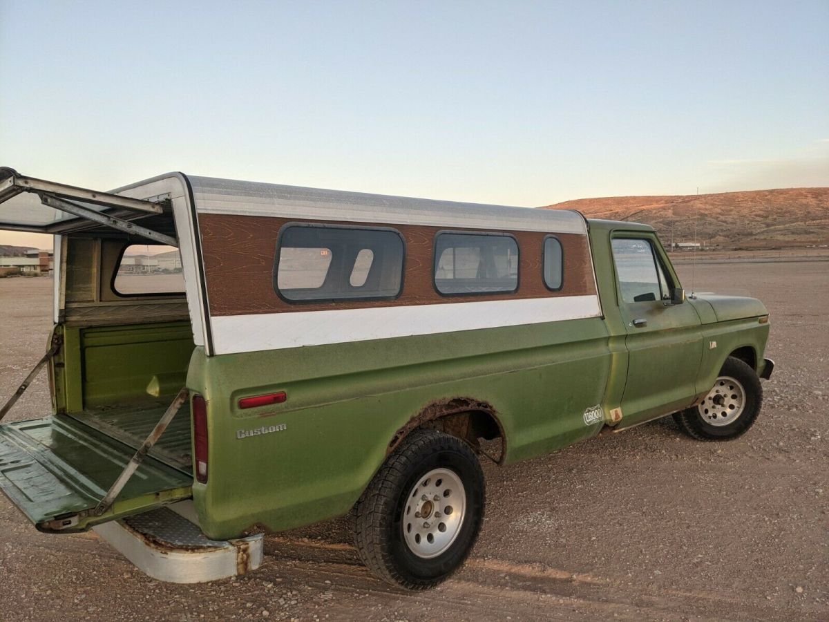1974 f100 custom 302 v8. engine is in good condition