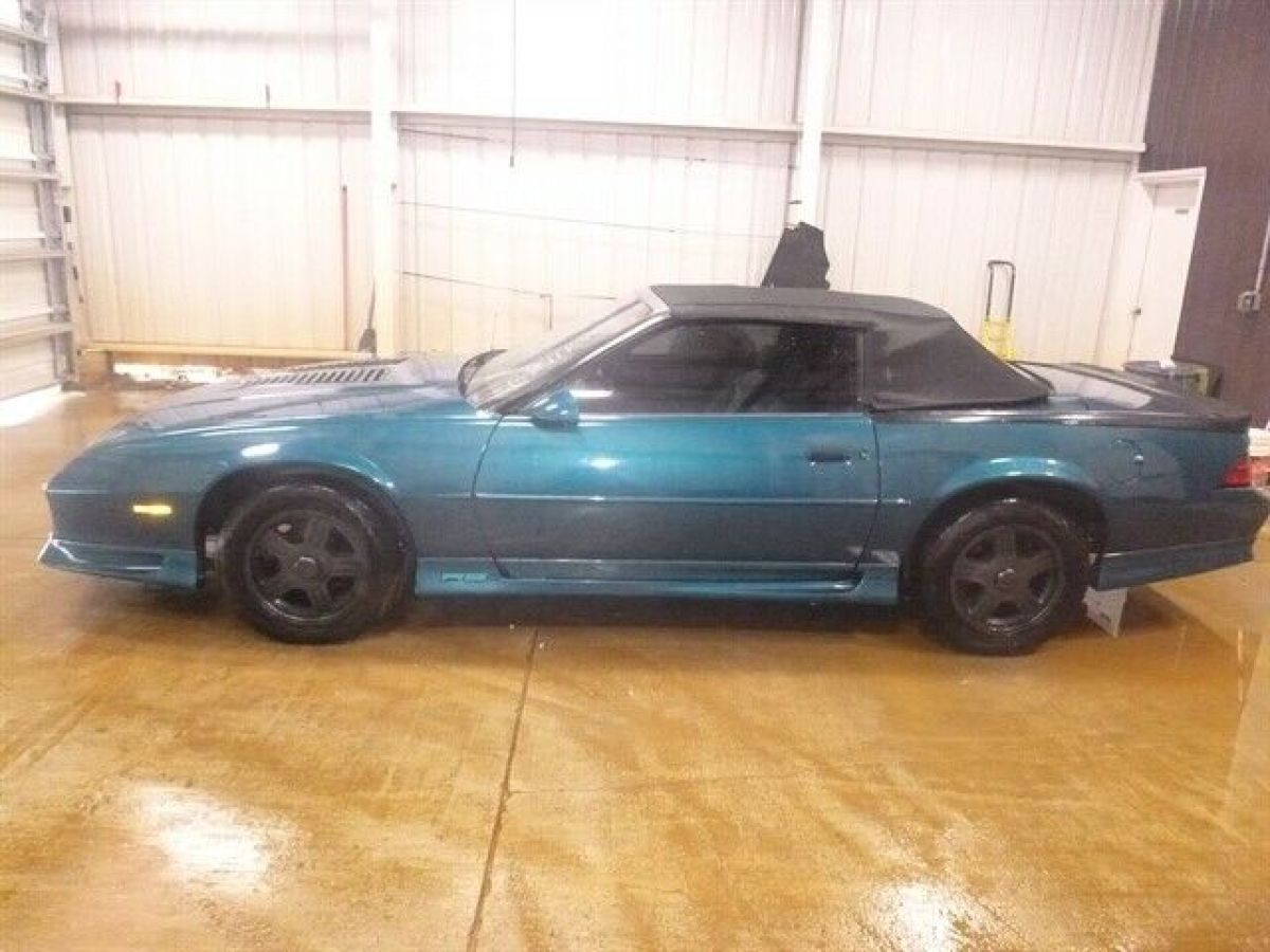 1991 chevrolet camaro rs convertible 112787 miles green 2 door 5.0l - v8 4-speed