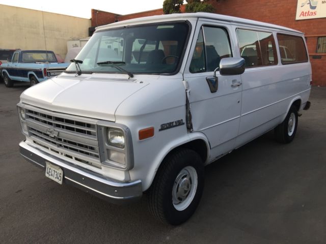 1991 chevrolet g20 g10 van sportvan , classic van