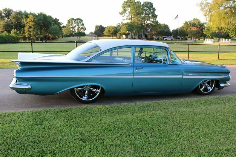 1959 chevrolet belair, two door, air ride, 18" & 20" wheels, 235 i6 motor