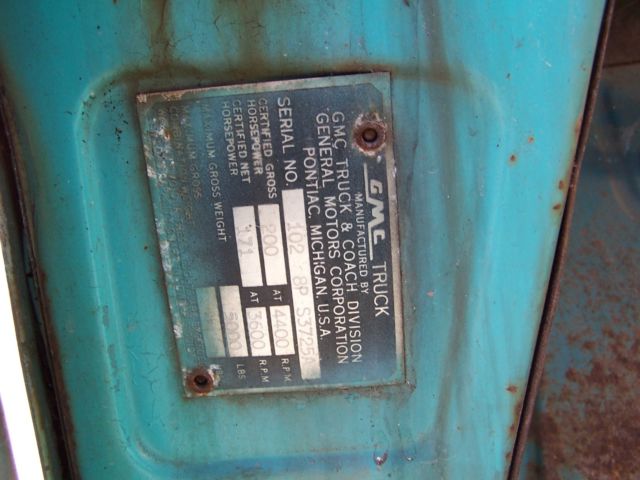1958 gmc apache fleetside 100 proj. ie 1950 rat rod step van bread truck 1949