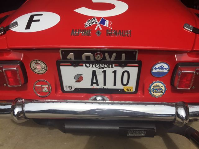 1976 renault alpine a110 berlinette