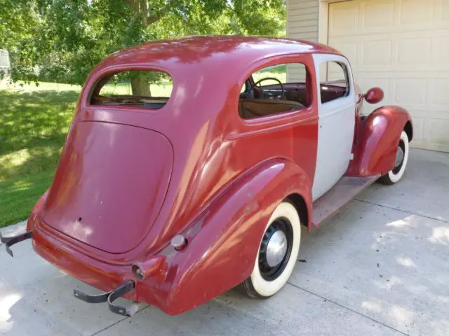 rare 1936 pontiac 2 door sedan slantback!
