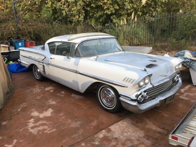 1958 chevy impala sport coupe 348