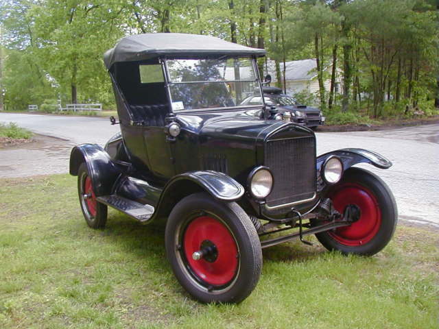 1925 ford modle t roadster convertible a real nice driver mass. aaca scta v8