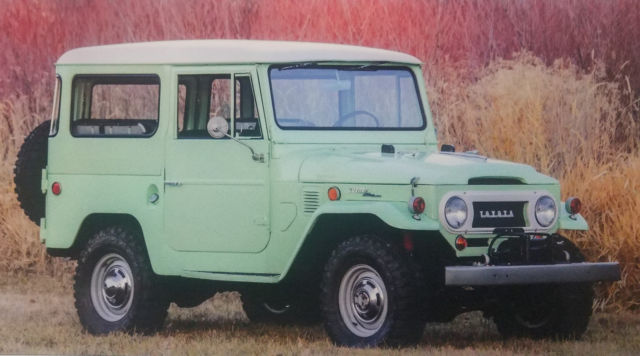 1968 toyota fj40 land cruiser, one owner, fully restored, immaculate condition