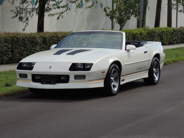 1988 camaro iroc-z convertible 1 owner 1,400 original miles time capsule