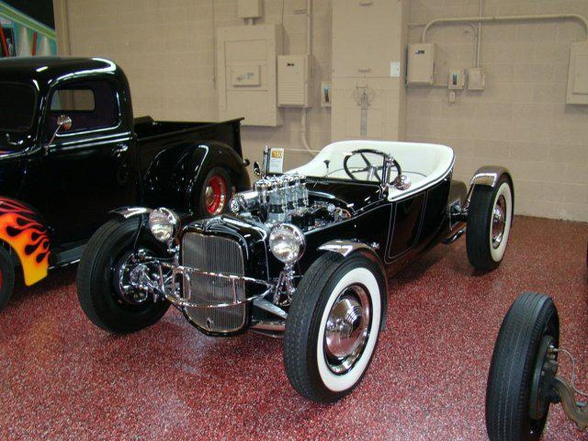 1927 ford model t roadster aka "black widow"
