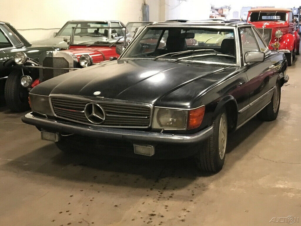1984 mercedes benz 500sl euro r107 small bumpers euro lights!