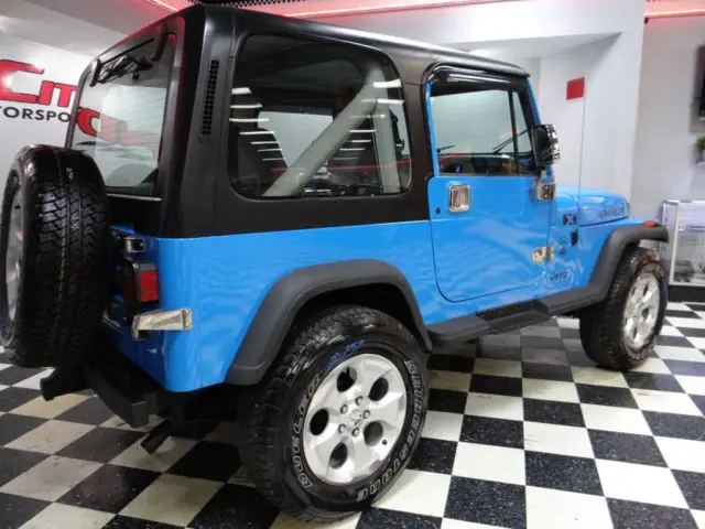 90 jeep wrangler islander 4x4 special edition hardtop automatic 4.2 6 tj alloys!