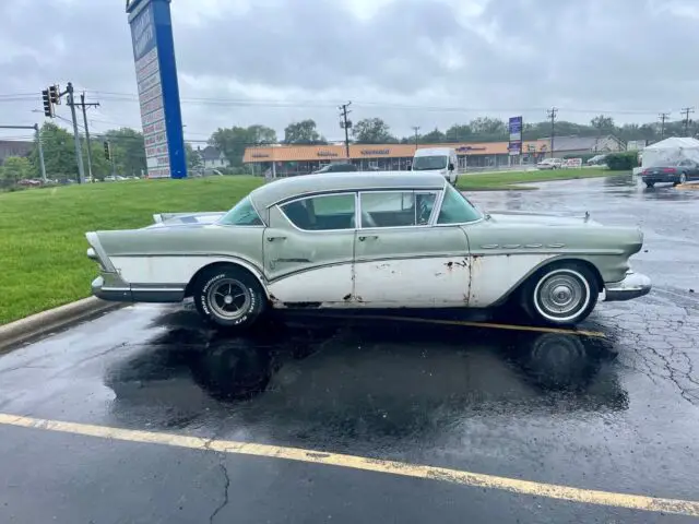 1957 buick roadmaster sedan green rwd automatic