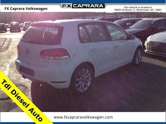 used 2013 volkswagen golf tdi 4-door watertown, ny 13601 for sale in glen park, new york