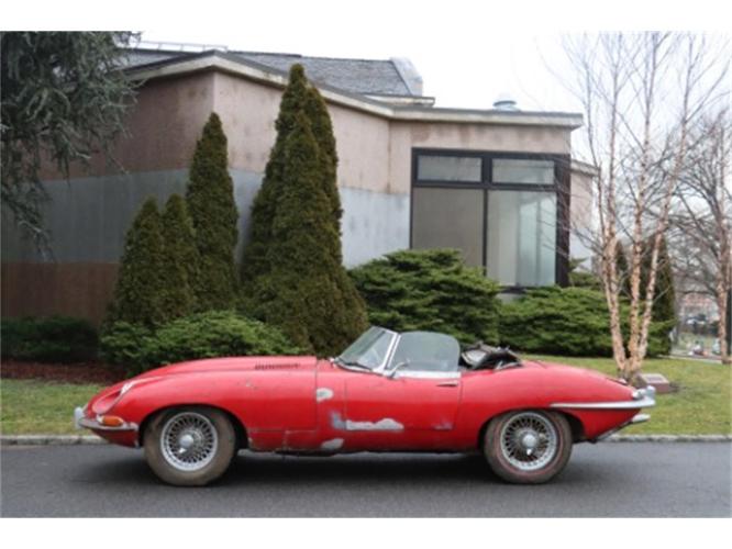 1968 jaguar xke in astoria, new york