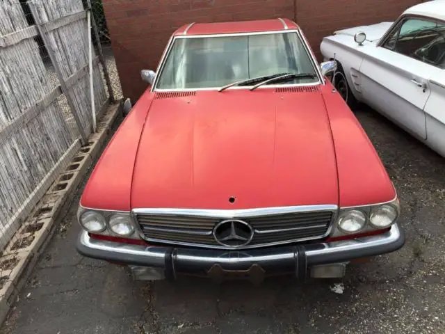 1972 mercedes benz 350 sl roadster hard/soft top convertible