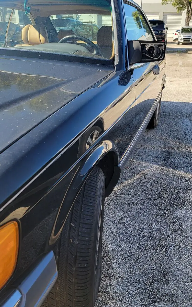 1989 mercedes-benz 500-series coupe black sec