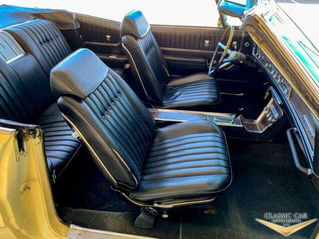1967 pontiac grand prix convertible - black plate ca car - true garage find!!!