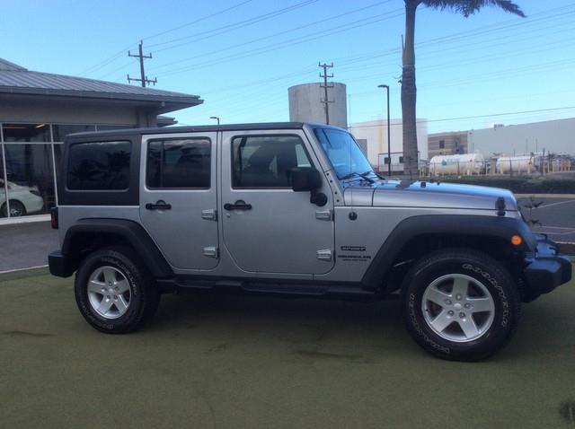 2014 jeep wrangler unlimited sport 4x4 sport 4dr suv for sale in kahului, hawaii