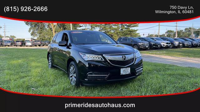 2016 acura mdx 3.5l acurawatch plus package