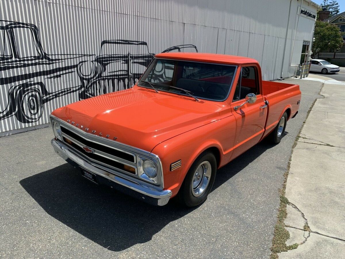 1970 chevrolet c10 - tribute 7323 miles orange pickup