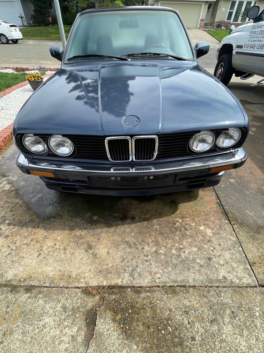 1985 bmw e3 sedan blue rwd manual