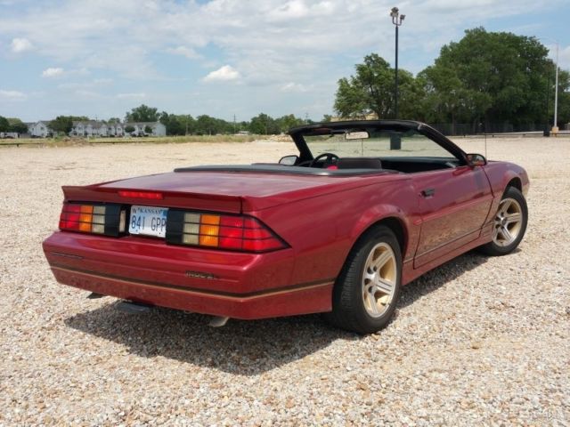 1990 chevy caramo iroc z convertible nice solid car no reserve