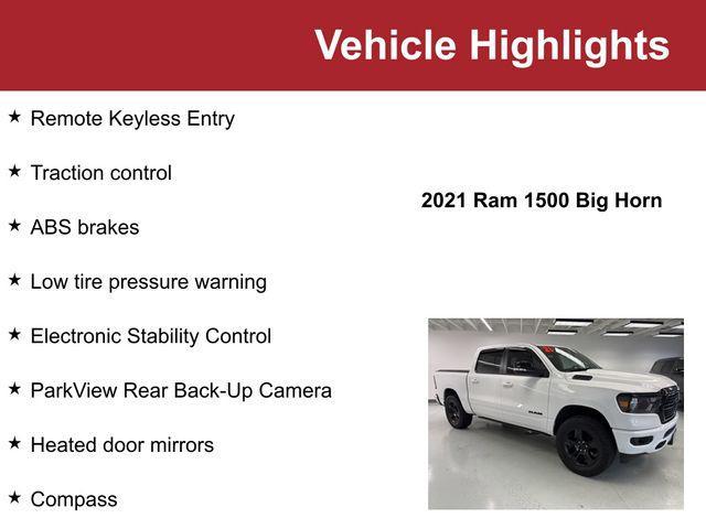 2021 ram 1500 big horn/lone star