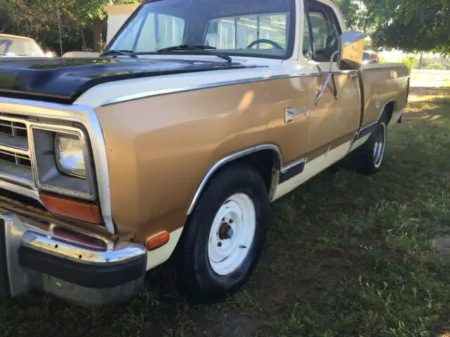 1987 dodge d150 d100 ram 1500 short bed two tone â€œno reserveâ€