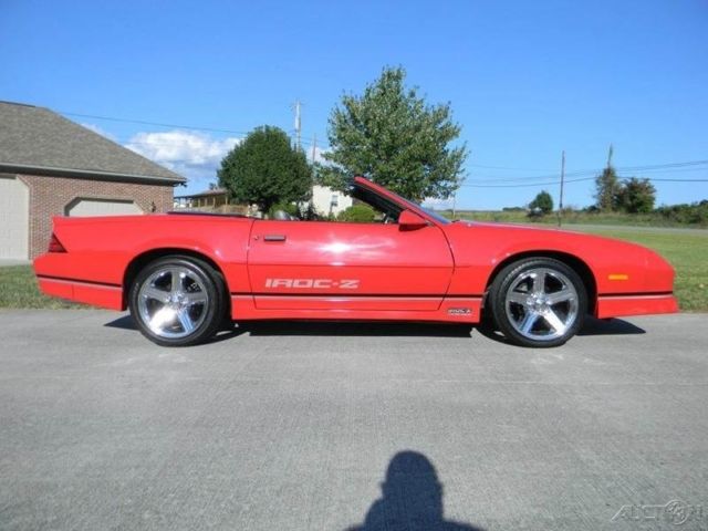 1989 iroc z 2dr convertible used 5l v8 16v automatic rwd