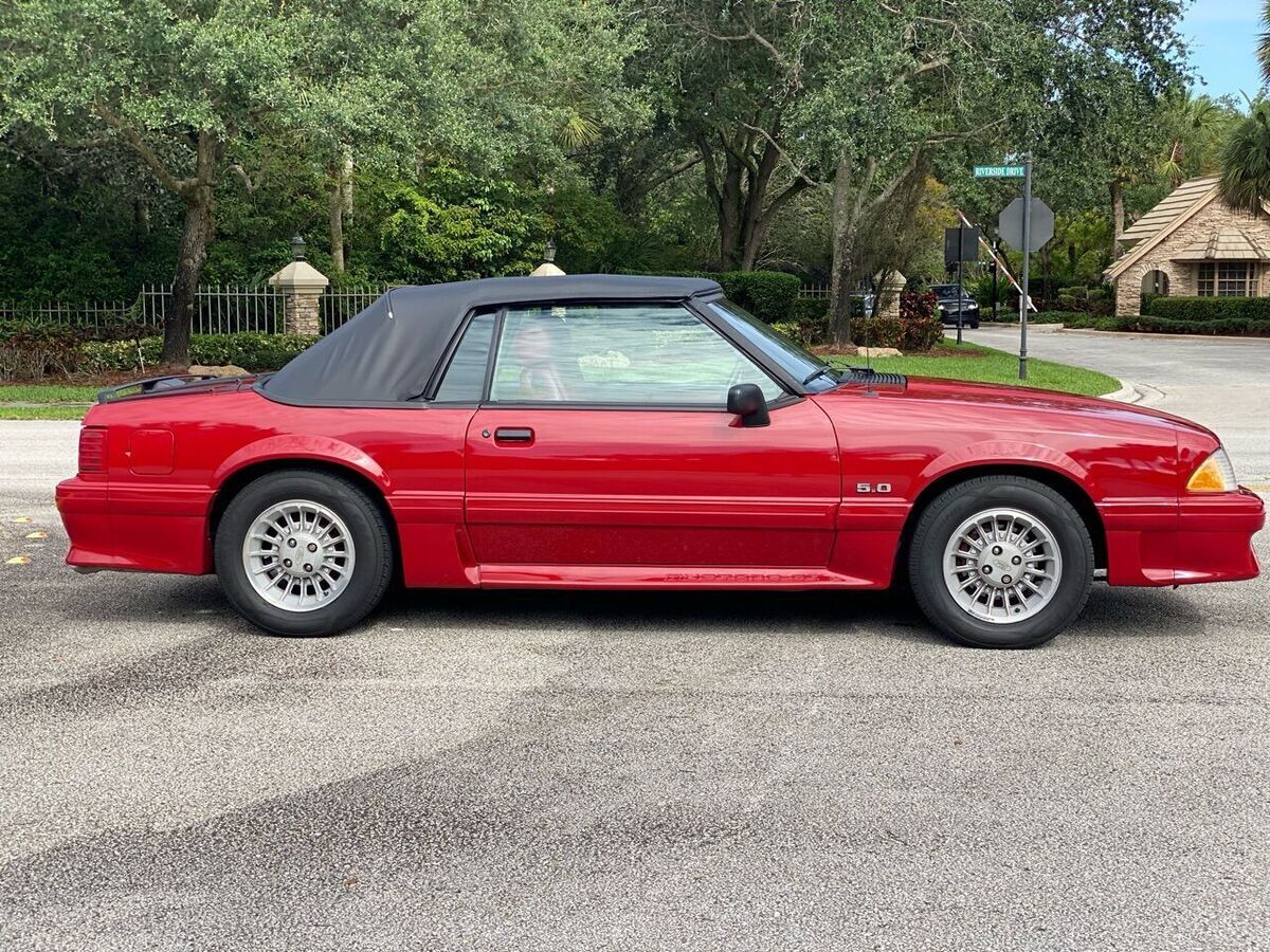 1988 ford mustang gt 2dr convertible convertible 5.0l v8 fox body stang classic