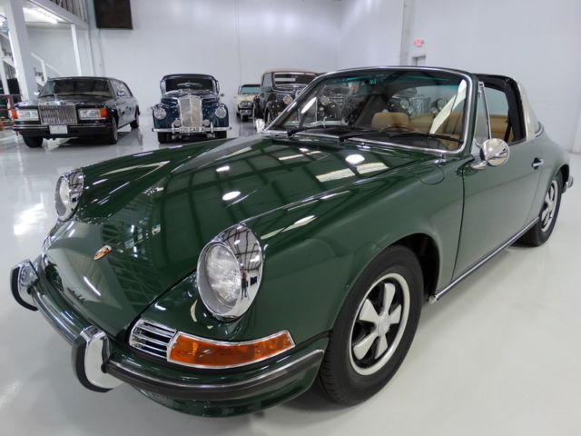 1970 porsche 911e targa, original texas car from new! u.s. model!