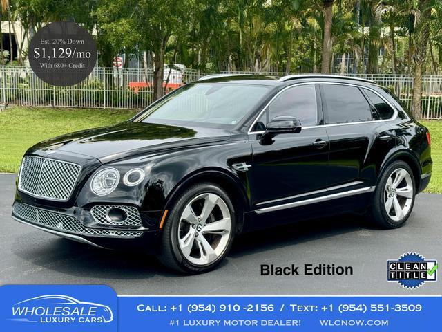 2018 bentley bentayga black edition