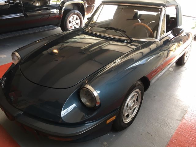 1990 alfa romeo spider veloce 5sp manual - alfa collector owned - no reserve