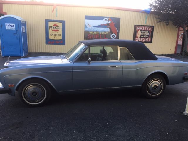 !975 rolls royce corniche convertible