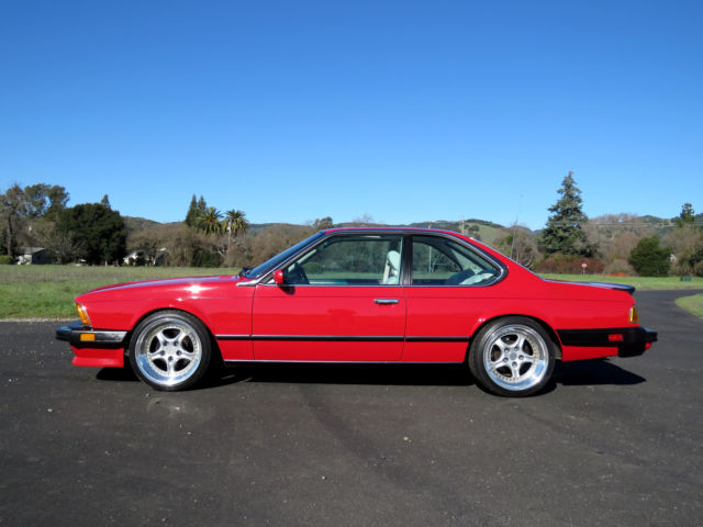 1987 bmw m6 e24 -- 90k miles -- super clean original car with upgrades - immac!