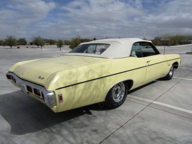 1969 chevrolet impala convertible 350 v8 auto factory a/c