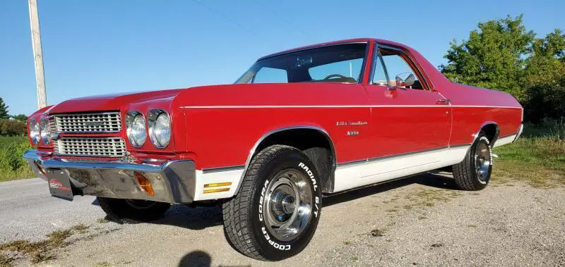 1970 chevrolet el camino automatic rwd v8 5.7l gasoline