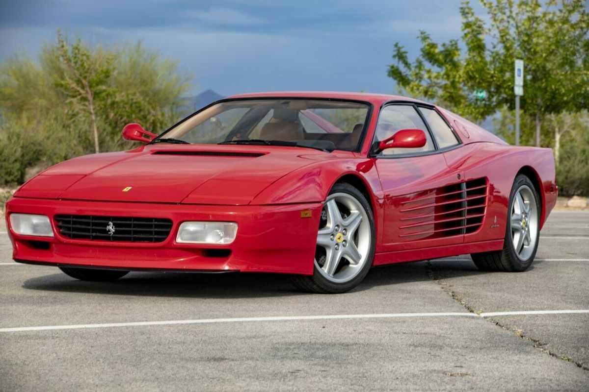 exceptional 1992 ferrari 512tr testarossa 6700 miles engine out service done
