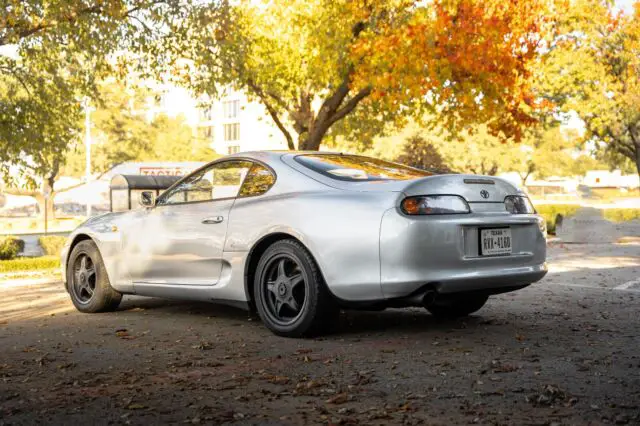 1994 toyota supra 2jz 5 speed manual, silver jza80, mkiv, stock