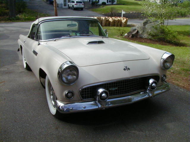 very original 1955 ford thunderbird both tops std with od a nice driver mass