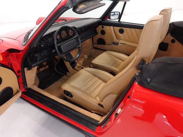1989 porsche 911 carrera cabriolet | getrag 5-speed | power all leather seats