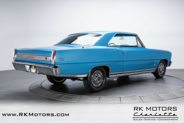1966 chevrolet nova ss marina blue hardtop 283 v8 2 speed automatic